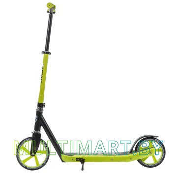 Самокат Novatrack Polis PlasticNF 200PNF.POLIS.GN9 (черный/зеленый, 2019) картинка 3